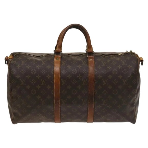 LOUIS VUITTON Monogram Keepall Bandouliere 50 Boston Bag M41416 LV Aut - Picture 11 of 15